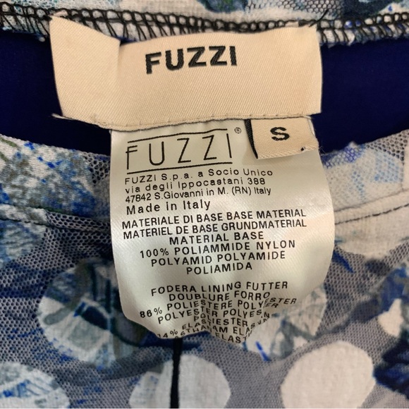 Fuzzi By Jean Paul Gaultier Abstract Dot Ruffle Detail Dress NWT $695 Si… - Picture 4 of 16